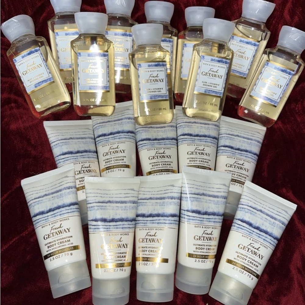 Bundle of 10 sets Body Works Travel size